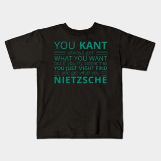 Kant & Nietzche Kids T-Shirt